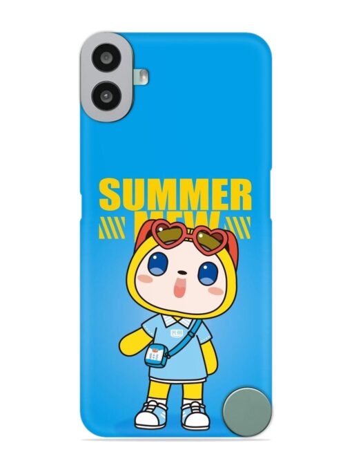 Summer Mew Cartoon Snap Case for Nothing CMF Phone 1