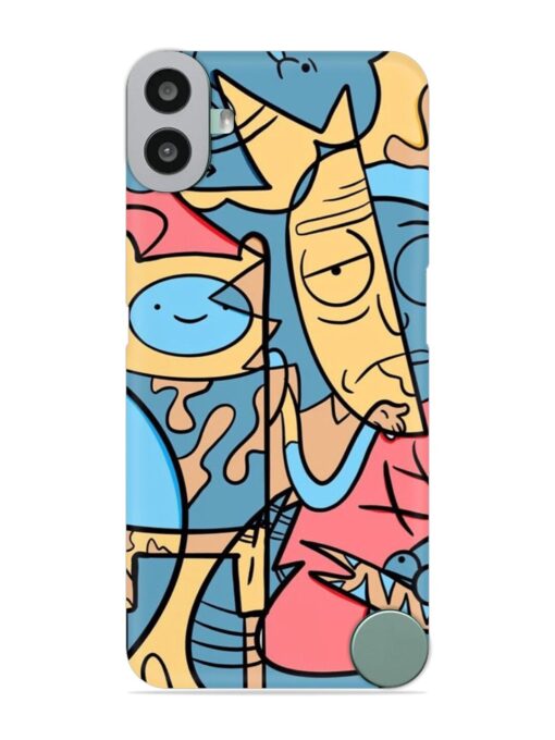 Silly Face Doodle Snap Case for Nothing CMF Phone 1