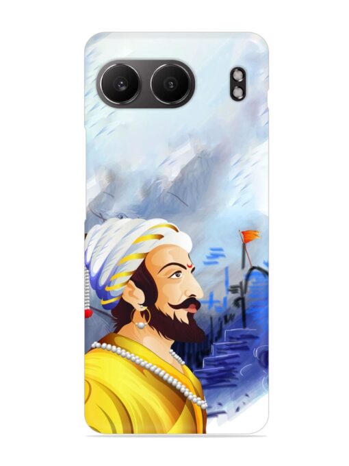 Shivaji Maharaj Color Paint Art Snap Case for Oneplus Nord 4 (5G)