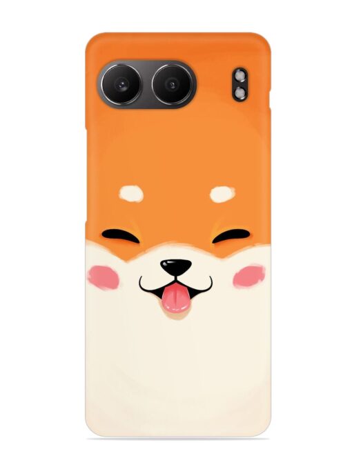 Cute Dog Face Vector Snap Case for Oneplus Nord 4 (5G)