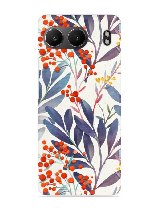 Seamless Floral Pattern Snap Case for Oneplus Nord 4 (5G)