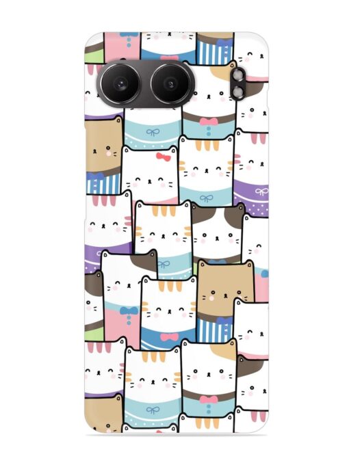 Cute Adorable Cat Snap Case for Oneplus Nord 4 (5G)