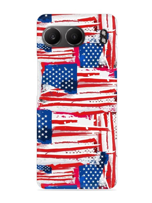 Usa Flag Seamless Snap Case for Oneplus Nord 4 (5G)