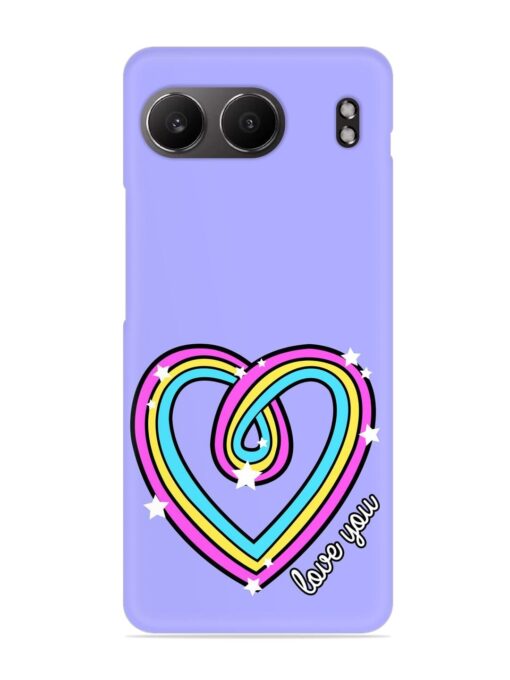 Colorful Rainbow Heart Snap Case for Oneplus Nord 4 (5G)