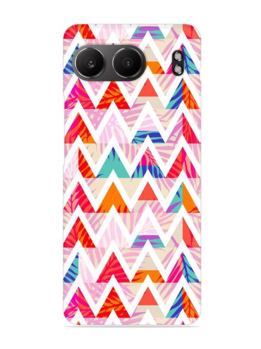 Abstract Triangle Background Snap Case for Oneplus Nord 4 (5G) Zapvi