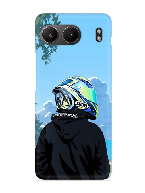 Rider With Helmet Snap Case for Oneplus Nord 4 (5G)