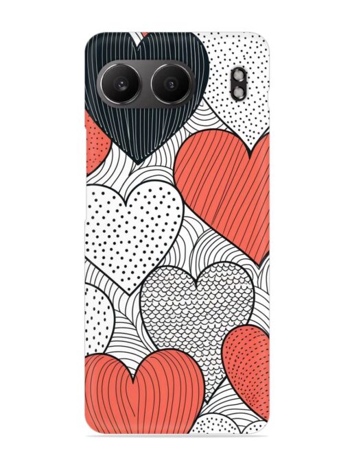 Girly Heart Seamless Snap Case for Oneplus Nord 4 (5G)