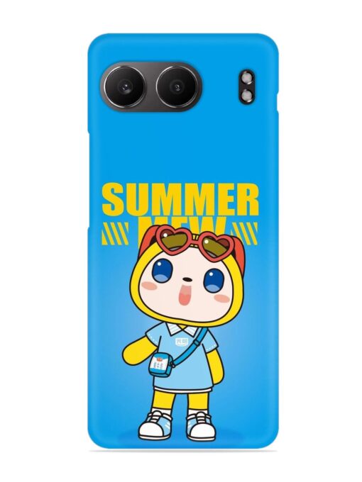 Summer Mew Cartoon Snap Case for Oneplus Nord 4 (5G)