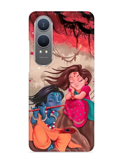 Radhe Krishna Water Art Snap Case for Oneplus Nord Ce 4 Lite (5G)