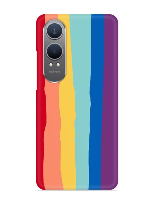 Rainbow Genuine Liquid Snap Case for Oneplus Nord Ce 4 Lite (5G)