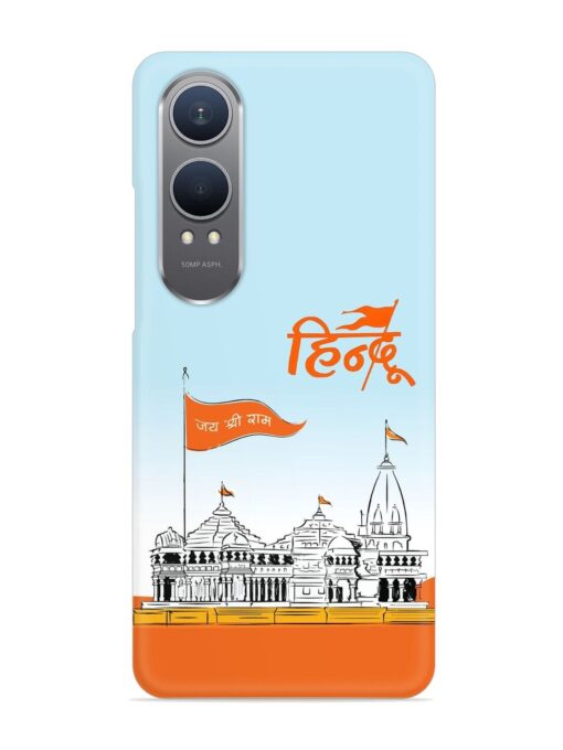 Ram Mandir Hindu Snap Case for Oneplus Nord Ce 4 Lite (5G)