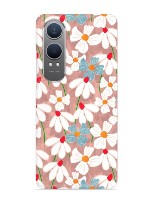 Abstract Petal Flowers Snap Case for Oneplus Nord Ce 4 Lite (5G)