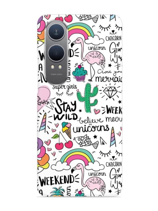 Unicorn Ice Cream Snap Case for Oneplus Nord Ce 4 Lite (5G)