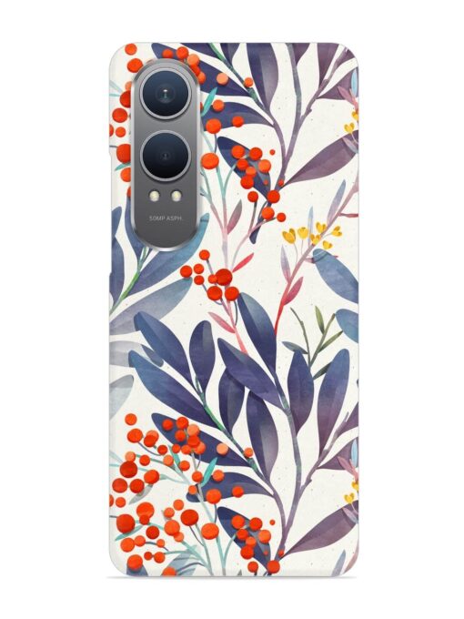 Seamless Floral Pattern Snap Case for Oneplus Nord Ce 4 Lite (5G)