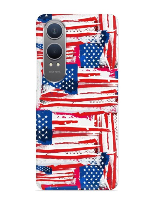 Usa Flag Seamless Snap Case for Oneplus Nord Ce 4 Lite (5G)