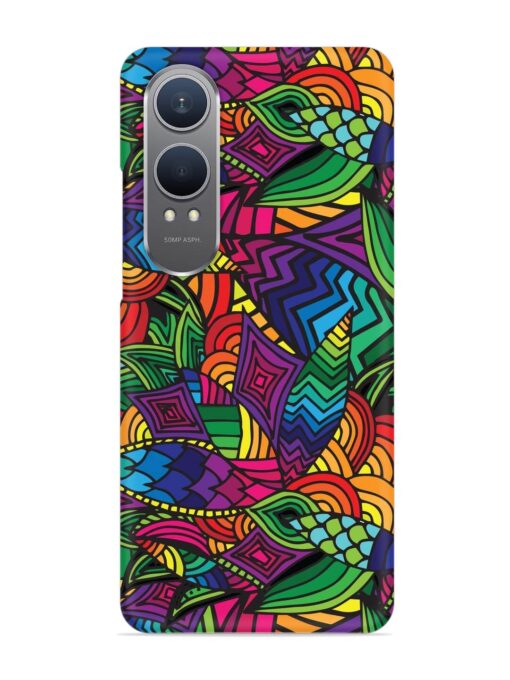 Abstract Multicolor Seamless Snap Case for Oneplus Nord Ce 4 Lite (5G) Zapvi