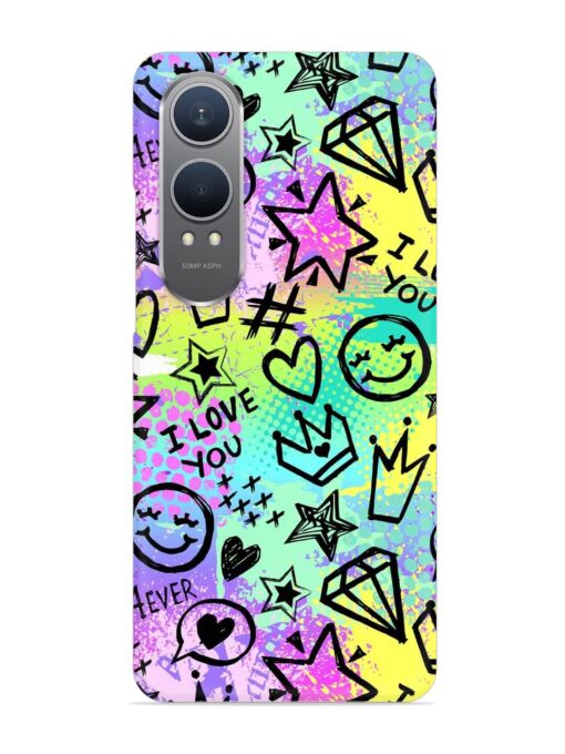 Bright Seamless Pattern Snap Case for Oneplus Nord Ce 4 Lite (5G)