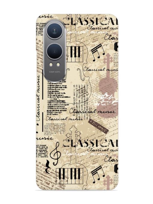 Classical Music Lpattern Snap Case for Oneplus Nord Ce 4 Lite (5G)