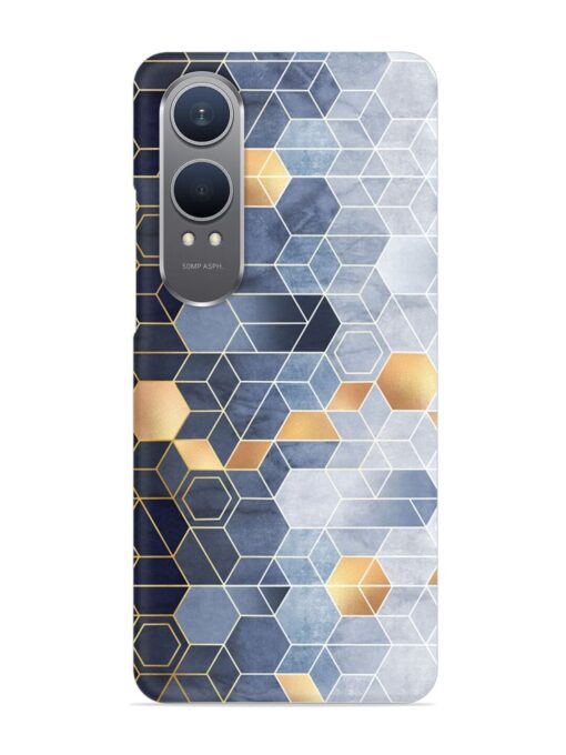 Geometric Abstraction Hexagons Snap Case for Oneplus Nord Ce 4 Lite (5G)