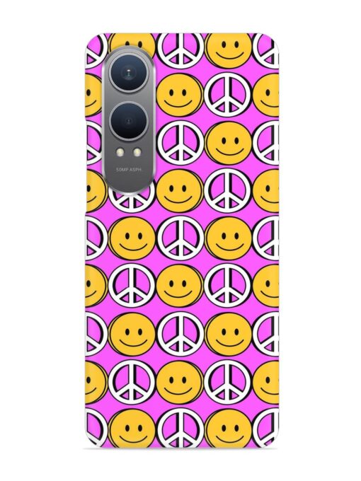 Smiley Face Peace Snap Case for Oneplus Nord Ce 4 Lite (5G)