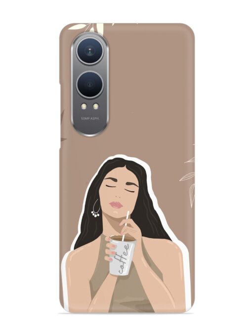 Girl With Coffee Snap Case for Oneplus Nord Ce 4 Lite (5G)