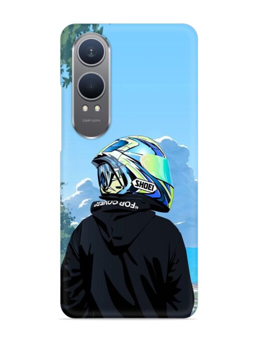 Rider With Helmet Snap Case for Oneplus Nord Ce 4 Lite (5G)