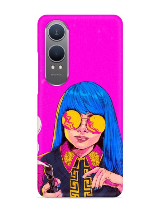 Aesthetic Anime Girl Snap Case for Oneplus Nord Ce 4 Lite (5G)