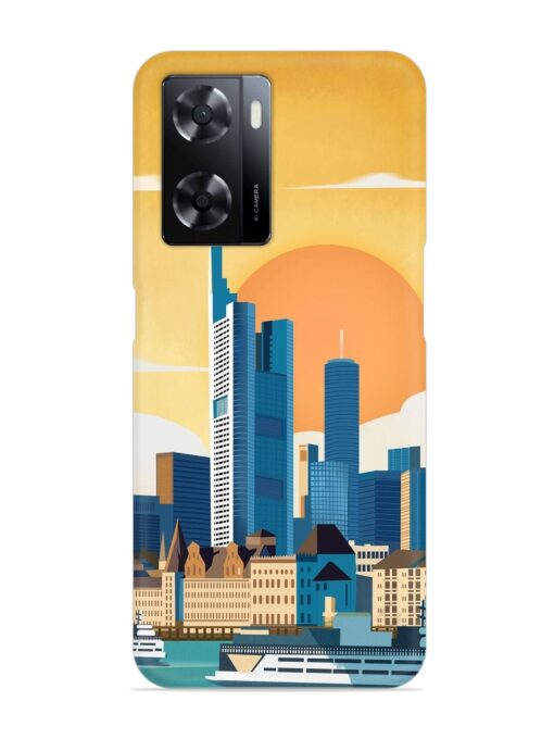 Germany Frankfurt Snap Case for Oppo A57 (5G) Zapvi