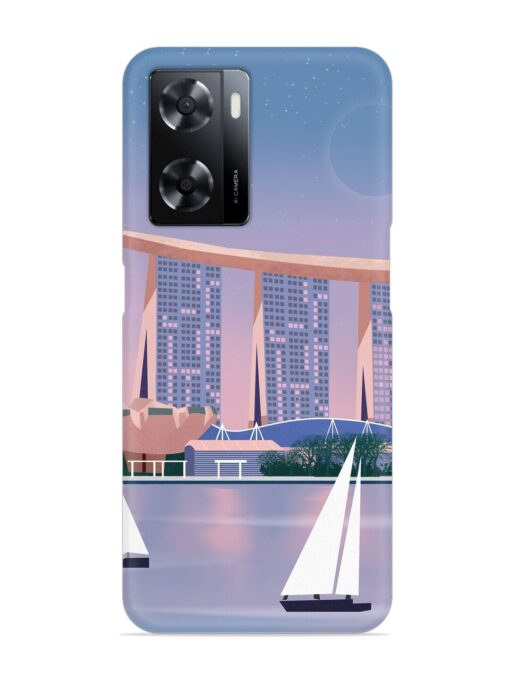 Singapore Scenery Architecture Snap Case for Oppo A57 (5G) Zapvi