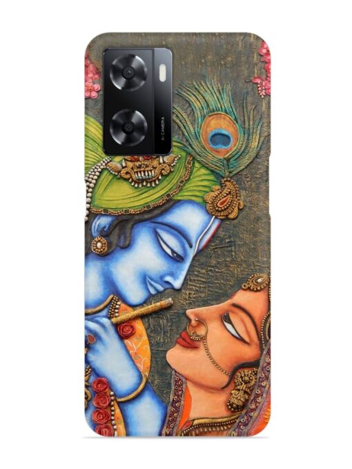 Lord Radha Krishna Flute Art Snap Case for Oppo A57 (5G)