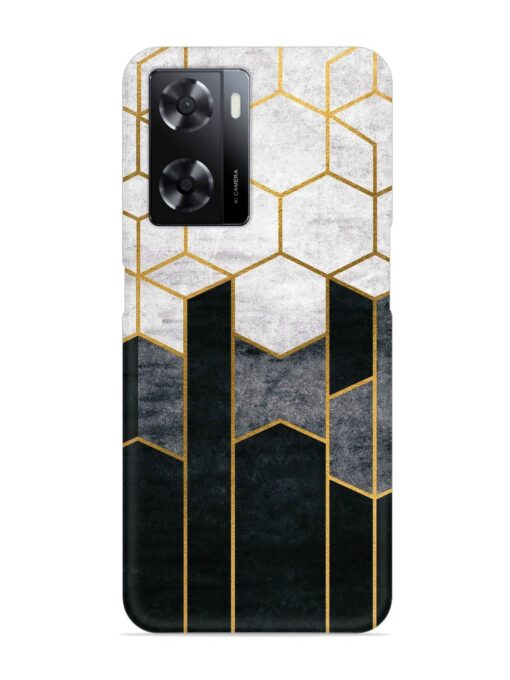 Cube Marble Art Snap Case for Oppo A57 (5G) Zapvi