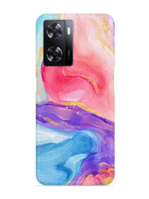 Watercolor Gradient Snap Case for Oppo A57 (5G)