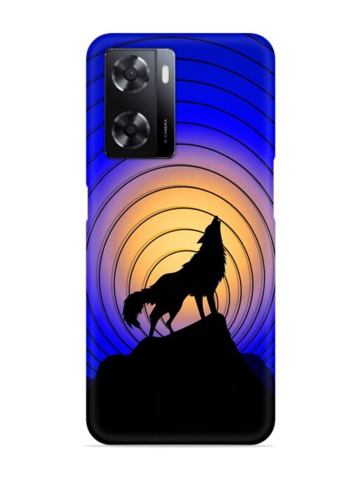 Fox Roaring Design Snap Case for Oppo A57 (5G)