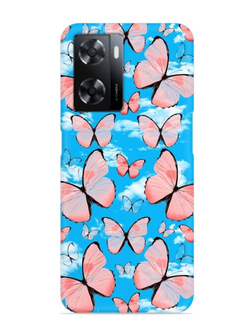 Seamless Pattern Tropical Snap Case for Oppo A57 (5G) Zapvi