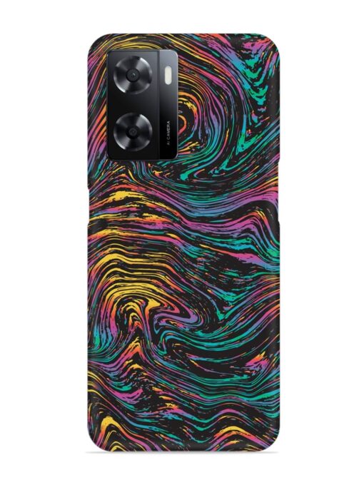 Abstract Liquid Colors Snap Case for Oppo A57 (5G)