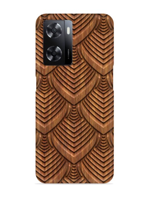 Carved Pattern On Snap Case for Oppo A57 (5G)