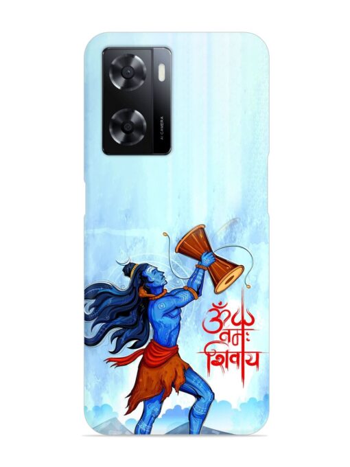 Illustration Lord Shiva Snap Case for Oppo A57 (5G) Zapvi