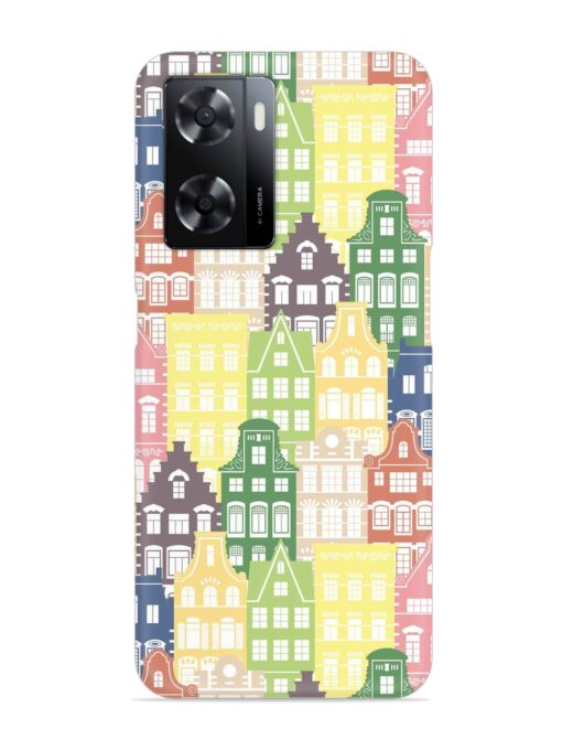 Seamless Shapes Pattern Snap Case for Oppo A57 (5G)