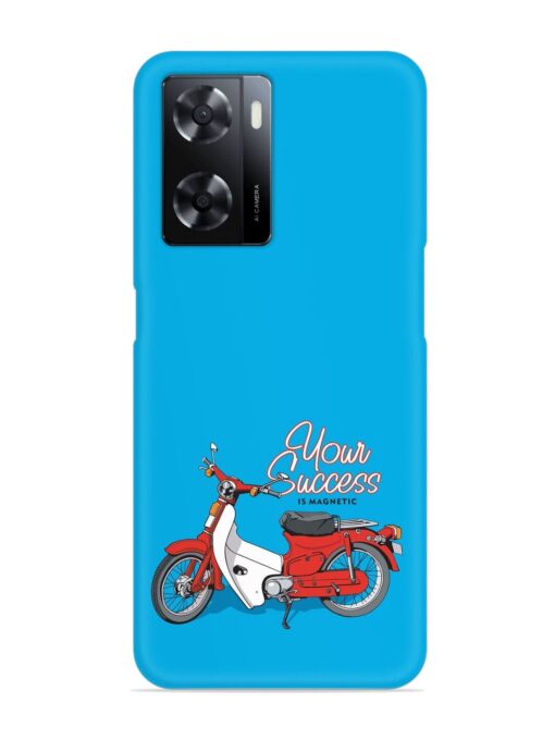 Motorcycles Image Vector Snap Case for Oppo A57 (5G) Zapvi