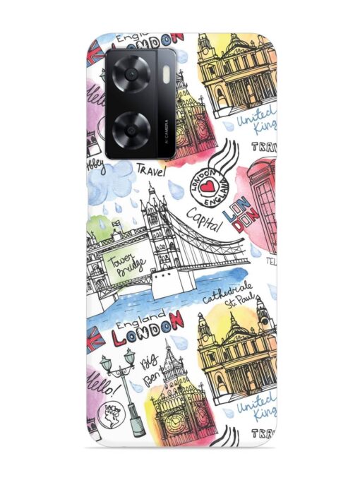 Vector London Landmark Snap Case for Oppo A57 (5G) Zapvi