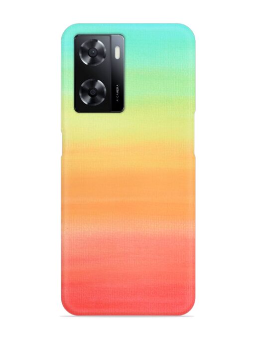 Background Sky Watercolor Snap Case for Oppo A57 (5G) Zapvi