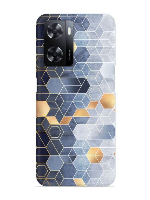 Geometric Abstraction Hexagons Snap Case for Oppo A57 (5G)