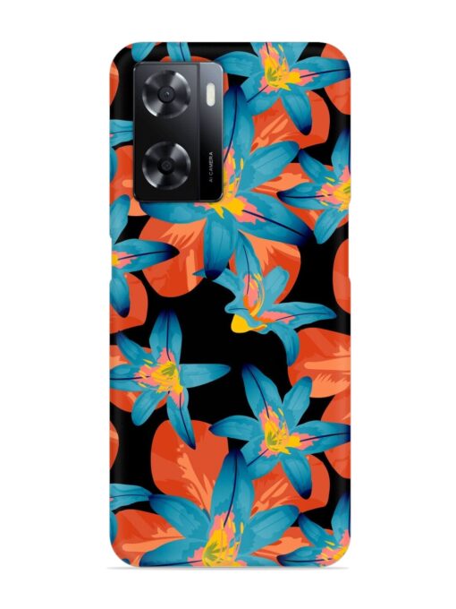 Philippine Flowers Seamless Snap Case for Oppo A57 (5G) Zapvi