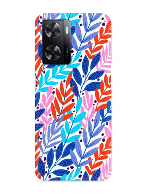 Bright Floral Tropical Snap Case for Oppo A57 (5G)