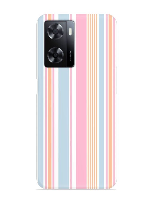 Stripe Seamless Pattern Snap Case for Oppo A57 (5G) Zapvi