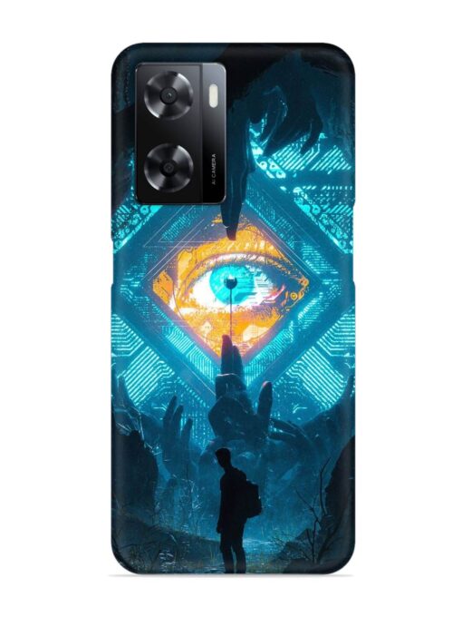 Arcane Eye Snap Case for Oppo A57 (5G) Zapvi