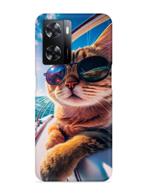 Cat In Style Snap Case for Oppo A57 (5G)