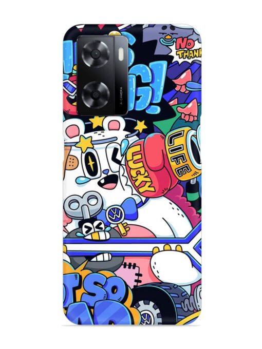 Universal Doodle Snap Case for Oppo A57 (5G)