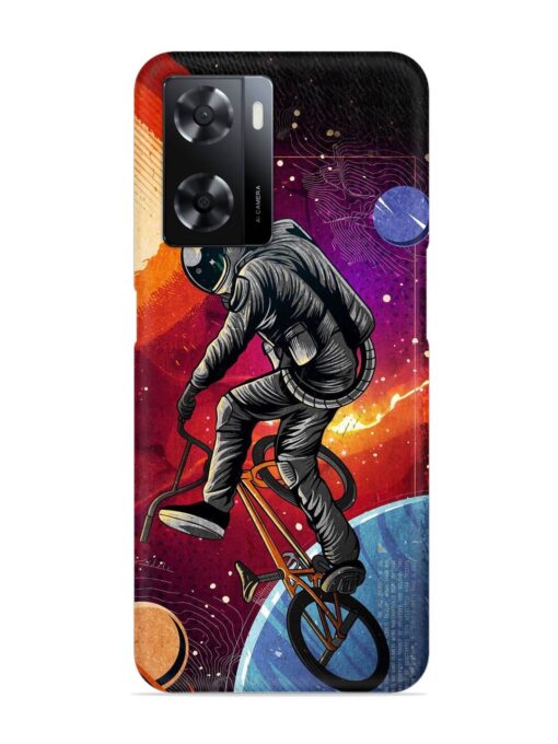 Super Eclipse Bmx Bike Snap Case for Oppo A57 (5G) Zapvi