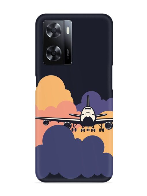 Aeroplane vector Snap Case for Oppo A57 (5G)